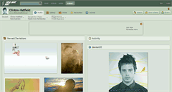 Desktop Screenshot of clinton-hatfield.deviantart.com
