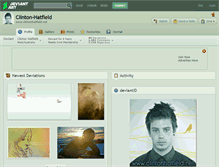 Tablet Screenshot of clinton-hatfield.deviantart.com