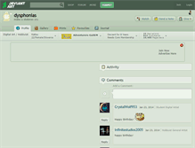 Tablet Screenshot of dysphonias.deviantart.com