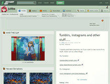 Tablet Screenshot of julitka.deviantart.com