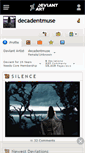 Mobile Screenshot of decadentmuse.deviantart.com