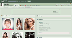 Desktop Screenshot of klam101.deviantart.com