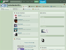 Tablet Screenshot of animefandom90.deviantart.com
