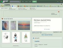 Tablet Screenshot of chili990.deviantart.com