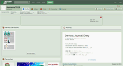 Desktop Screenshot of mamama7028.deviantart.com