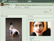 Tablet Screenshot of brofusion.deviantart.com