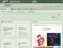 Tablet Screenshot of mariods01.deviantart.com