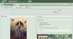 Desktop Screenshot of celtic-dreaming.deviantart.com