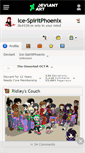 Mobile Screenshot of ice-spiritphoenix.deviantart.com
