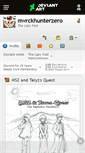 Mobile Screenshot of mvrckhunterzero.deviantart.com