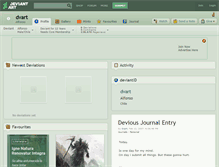 Tablet Screenshot of dvart.deviantart.com