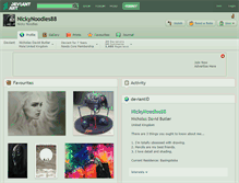 Tablet Screenshot of nickynoodles88.deviantart.com