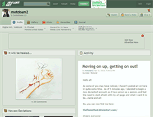 Tablet Screenshot of motobam2.deviantart.com