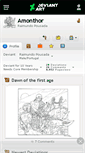 Mobile Screenshot of amonthor.deviantart.com