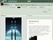 Tablet Screenshot of kaber13.deviantart.com
