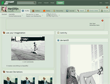 Tablet Screenshot of marjolijn.deviantart.com
