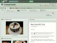 Tablet Screenshot of crosseyed-cupcake.deviantart.com