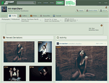 Tablet Screenshot of mr-marchew.deviantart.com