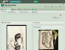 Tablet Screenshot of inky-the-obvious.deviantart.com