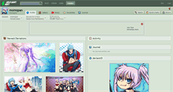 Desktop Screenshot of momopan.deviantart.com