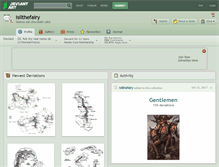 Tablet Screenshot of isilthefairy.deviantart.com
