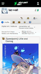 Mobile Screenshot of iaz-wall.deviantart.com