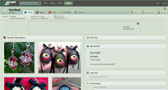 Desktop Screenshot of horribell.deviantart.com