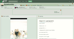 Desktop Screenshot of kureyakuroshida.deviantart.com