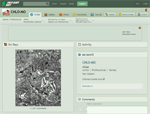 Tablet Screenshot of chlo-mo.deviantart.com