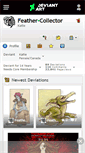Mobile Screenshot of feather-collector.deviantart.com