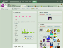 Tablet Screenshot of kirby-bases.deviantart.com
