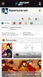 Mobile Screenshot of masamune-san.deviantart.com