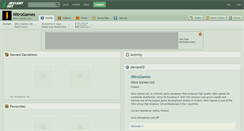 Desktop Screenshot of nitrogames.deviantart.com