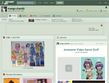 Tablet Screenshot of mango-chan88.deviantart.com