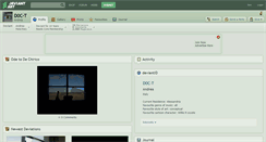 Desktop Screenshot of d0c-t.deviantart.com