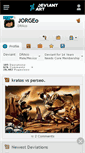 Mobile Screenshot of jorgeo.deviantart.com