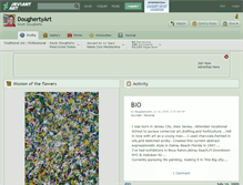 Tablet Screenshot of doughertyart.deviantart.com
