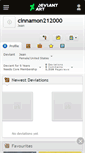 Mobile Screenshot of cinnamon212000.deviantart.com