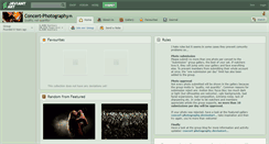 Desktop Screenshot of concert-photography.deviantart.com