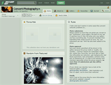Tablet Screenshot of concert-photography.deviantart.com