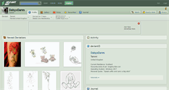 Desktop Screenshot of daisyxdares.deviantart.com