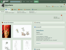 Tablet Screenshot of daisyxdares.deviantart.com