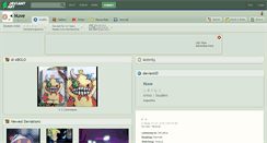 Desktop Screenshot of nuve.deviantart.com