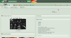 Desktop Screenshot of hggfx.deviantart.com