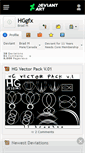 Mobile Screenshot of hggfx.deviantart.com