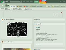 Tablet Screenshot of hggfx.deviantart.com