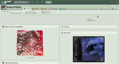 Desktop Screenshot of dream-of-ebony.deviantart.com