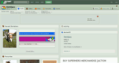 Desktop Screenshot of demijaxx.deviantart.com