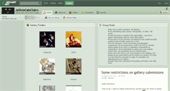 Desktop Screenshot of jelliclecatsclub.deviantart.com