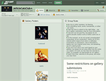 Tablet Screenshot of jelliclecatsclub.deviantart.com